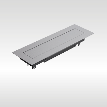 Bachmann next generation office stekkerdoso iotspot kachel aluminium grijs met klepje